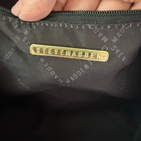 Steve Madden Textured Black Tote Bag - Picture 9 of 16